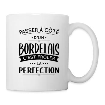Bordelais - Frôler la perfection - Bordeaux - Mug blanc - blanc - Droite