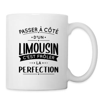 Limousin - Frôler la perfection - Mug blanc - blanc - Droite