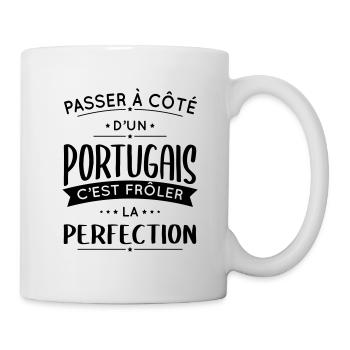 Portugais - Frôler la perfection - Portugal - Mug blanc - blanc - Droite