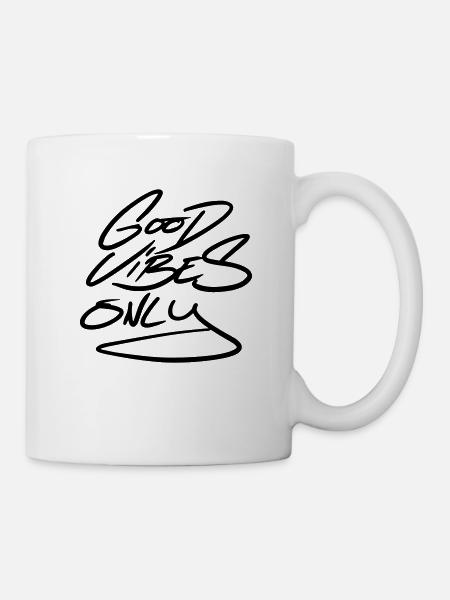 Good Vibes Only - Tasse - Weiß