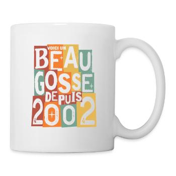 anniversaire 20 ans beau gosse - Mug blanc - blanc - Droite