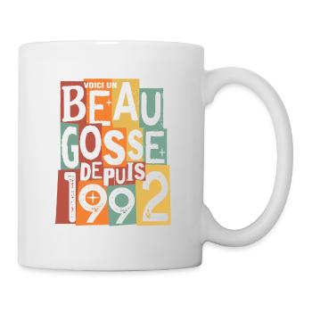 anniversaire 30 ans beau gosse - Mug blanc - blanc - Droite