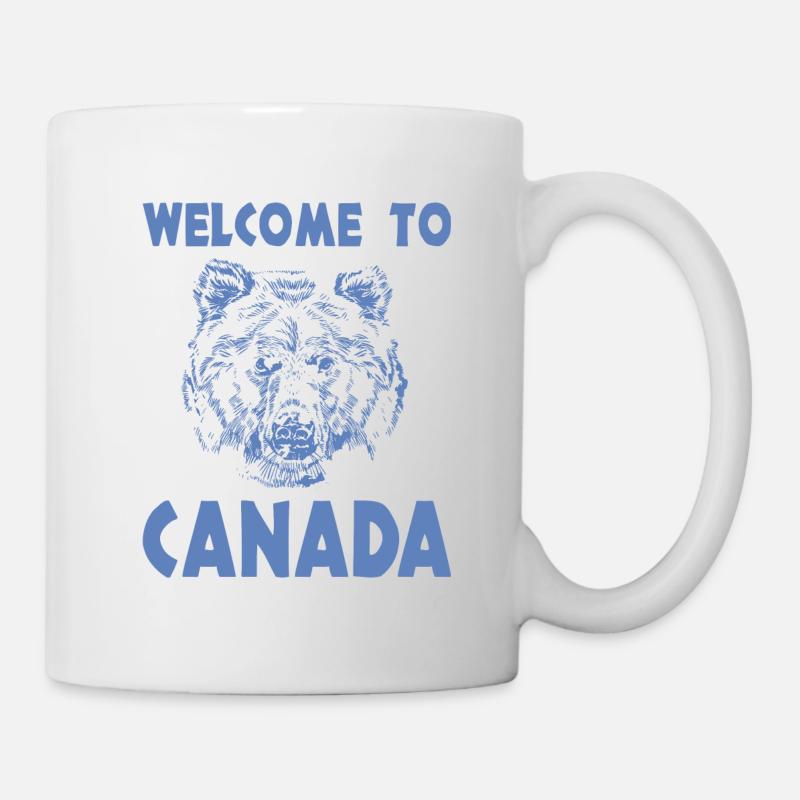 Bienvenue au Canada - Mug blanc - blanc