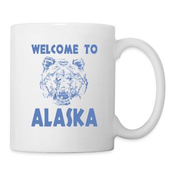 Welcome to Alaska - Mug - white - Right