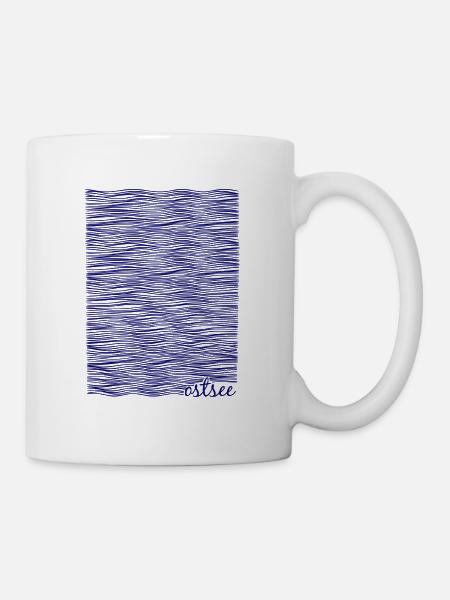 Ostsee-Liebe, Ostsee-Fans - Tasse - Weiß