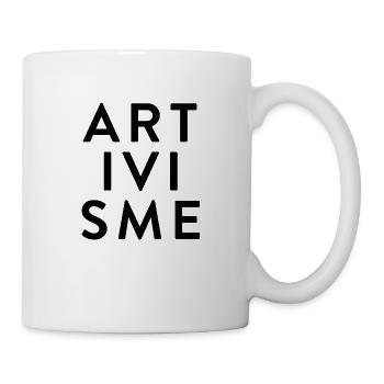 Artivisme - art et activisme - Mug blanc - blanc - Droite