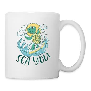 Surfing - Sea you - Mug - white - Right
