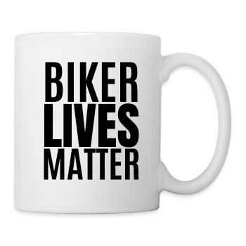 biker lives matter - Mug blanc - blanc - Droite