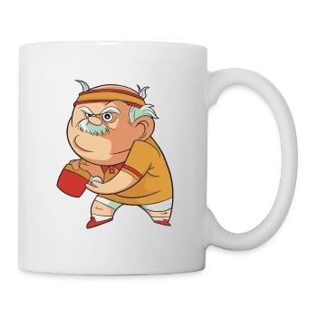 Tennis de Table Grand-père Pingpong Outfit Grand-père - Mug blanc - blanc - Droite