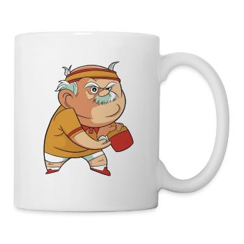 Tennis de Table Grand-père Pingpong Outfit Grand-père - Mug blanc - blanc - Droite