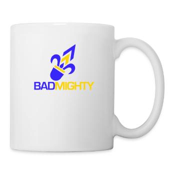 Logo BadMighty - Mug blanc - blanc - Droite