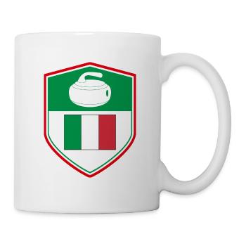 Drapeau italien Équipe de curling Sports de glace d’hiver Italia - Mug blanc - blanc - Droite