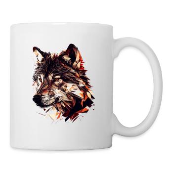 Wolf Art - Mug - white - Right