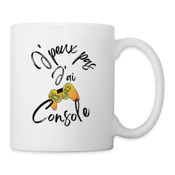 J'Peux Pas J'Ai Console - Mug blanc - blanc - Droite