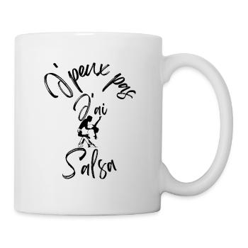 J peux pas j ai salsa - Mug blanc - blanc - Droite