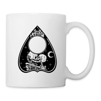 Ouija Board skeletons in love - Mug - white - Right