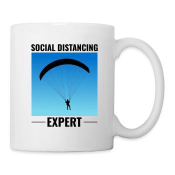Skydiving Extreme Sport Skydiver Parachuting - Mug - white - Right