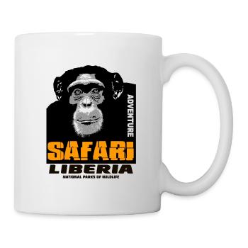 Liberia - Schimpanse - Tasse - Weiß - Rechts