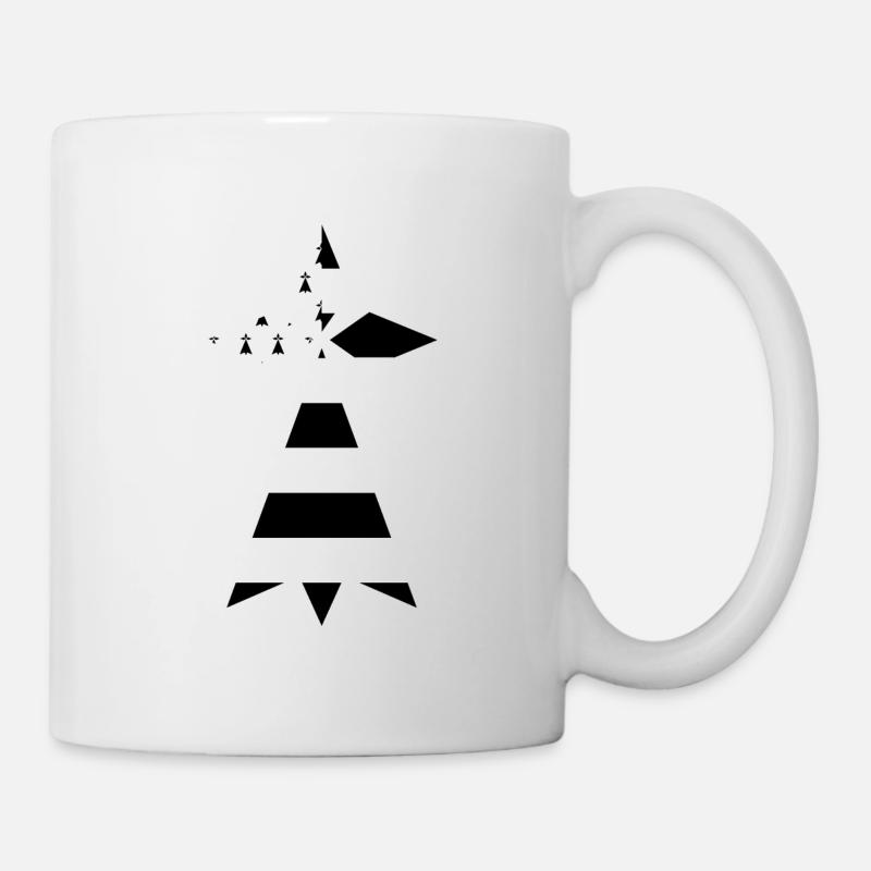 ERMINE WITH BRETON FLAG - Mug - white