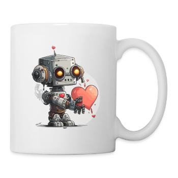 Robo Heart - Mug - white - Right