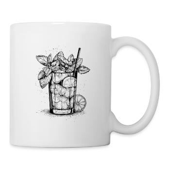 Mojito Time - Cool cocktail motif - Mug - white - Right