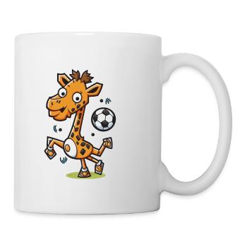 Torgefährliche Giraffe - Tasse - Weiß - Rechts