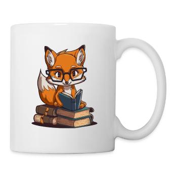 Intelligenter Fuchs - Tasse - Weiß - Rechts