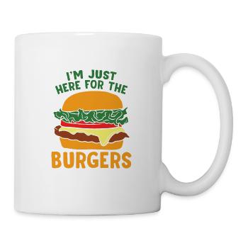 Burger Fan Fast food Liebhaber Pommes - Tasse - Weiß - Rechts