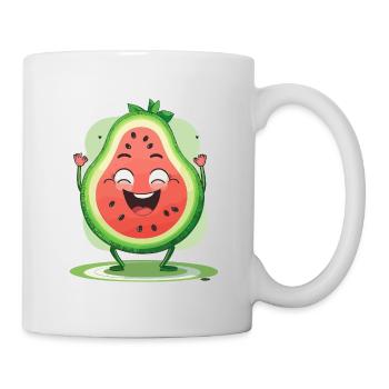 Melone-Mentales Wohlbefinden - Tasse - Weiß - Rechts