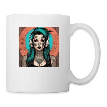 Tattoo Girl - Mug - white - Right