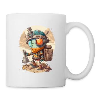 Aventure robotique - Mug blanc - blanc - Droite