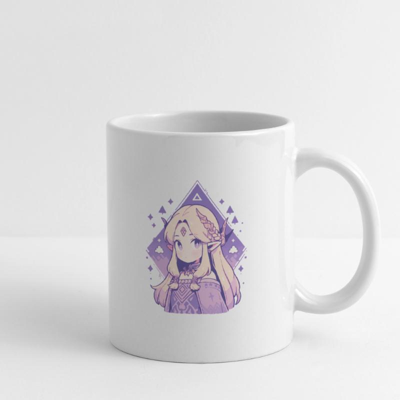 Princesse Chibi mignonne - Conception de conte de fées mignon Mug blanc