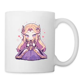 Cute Chibi Princess - Cute Fairy Tale Design - Mug - white - Right