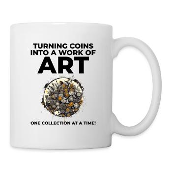 Coin Collecting Collector Numismatic Numismatist - Mug - white - Right
