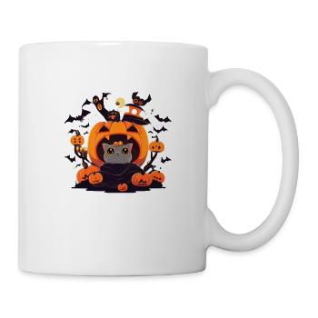 Halloween, Ravenous Pumpkin. - Mug - white - Right