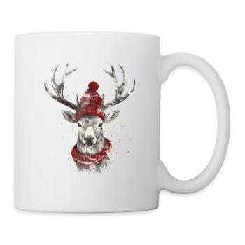 Rentier - Tasse - Weiß - Rechts
