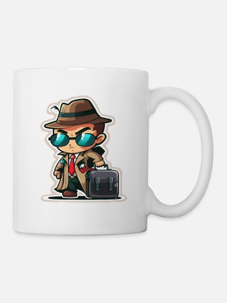 Streng geheim - Tasse - Weiß