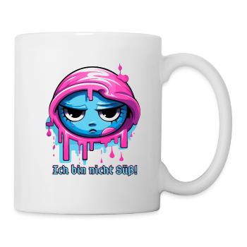 Ich bin nicht süß! - Tasse - Weiß - Rechts