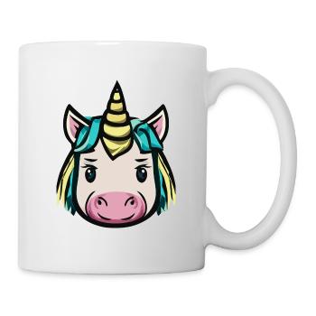 Einhorn - Tasse - Weiß - Rechts