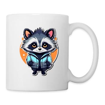 Raccoon Illustration - Mug - white - Right