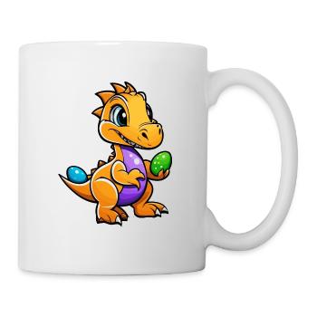 Dinosaur Easter Eggs Easter - Mug - white - Right