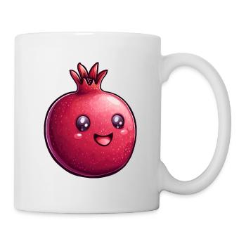 Granatapfel - Tasse - Weiß - Rechts