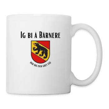 Ig bi ä Bärnere - Tasse - Weiß - Rechts