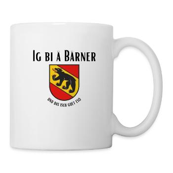 Ig bi ä Bärner - Tasse - Weiß - Rechts