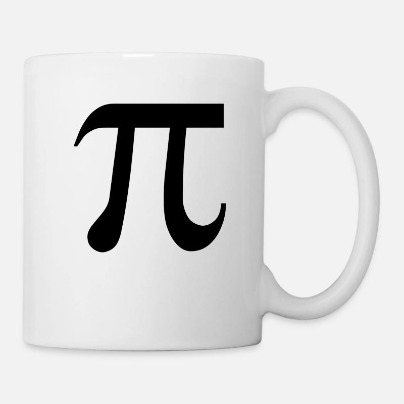 Pi π - Tasse - Weiß