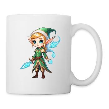 Elf Fantasy Illustration - Tasse - Weiß - Rechts