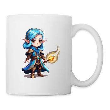 Sorceress Fantasy Illustration - Mug - white - Right