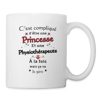 Princess Physiotherapist - Mug - white - Right