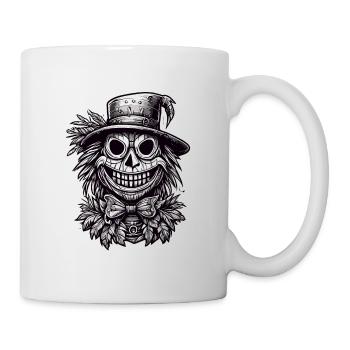 Vogelscheuche / Erntehelfer / Maisfeld / Feld - Tasse - Weiß - Rechts