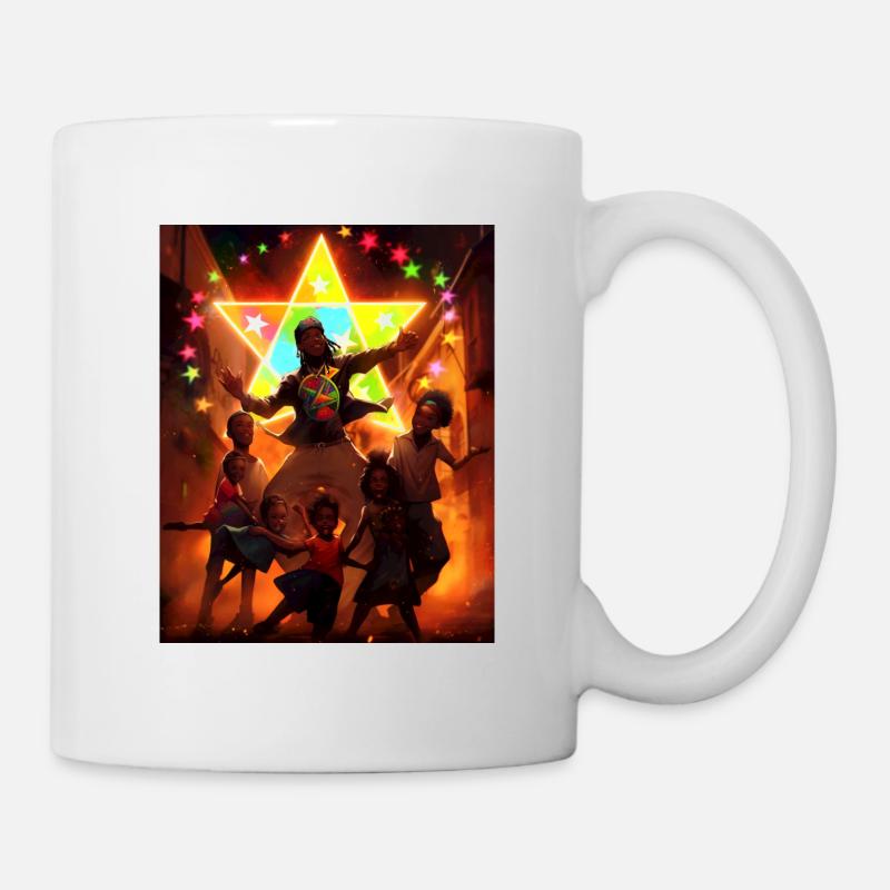 The Dance of Joy - Mug - white